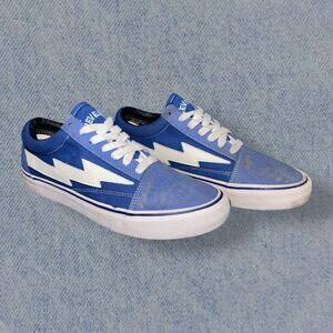 Revenge x Storm Blue Lightning Bolt Sneakers | Men’s Size 7
